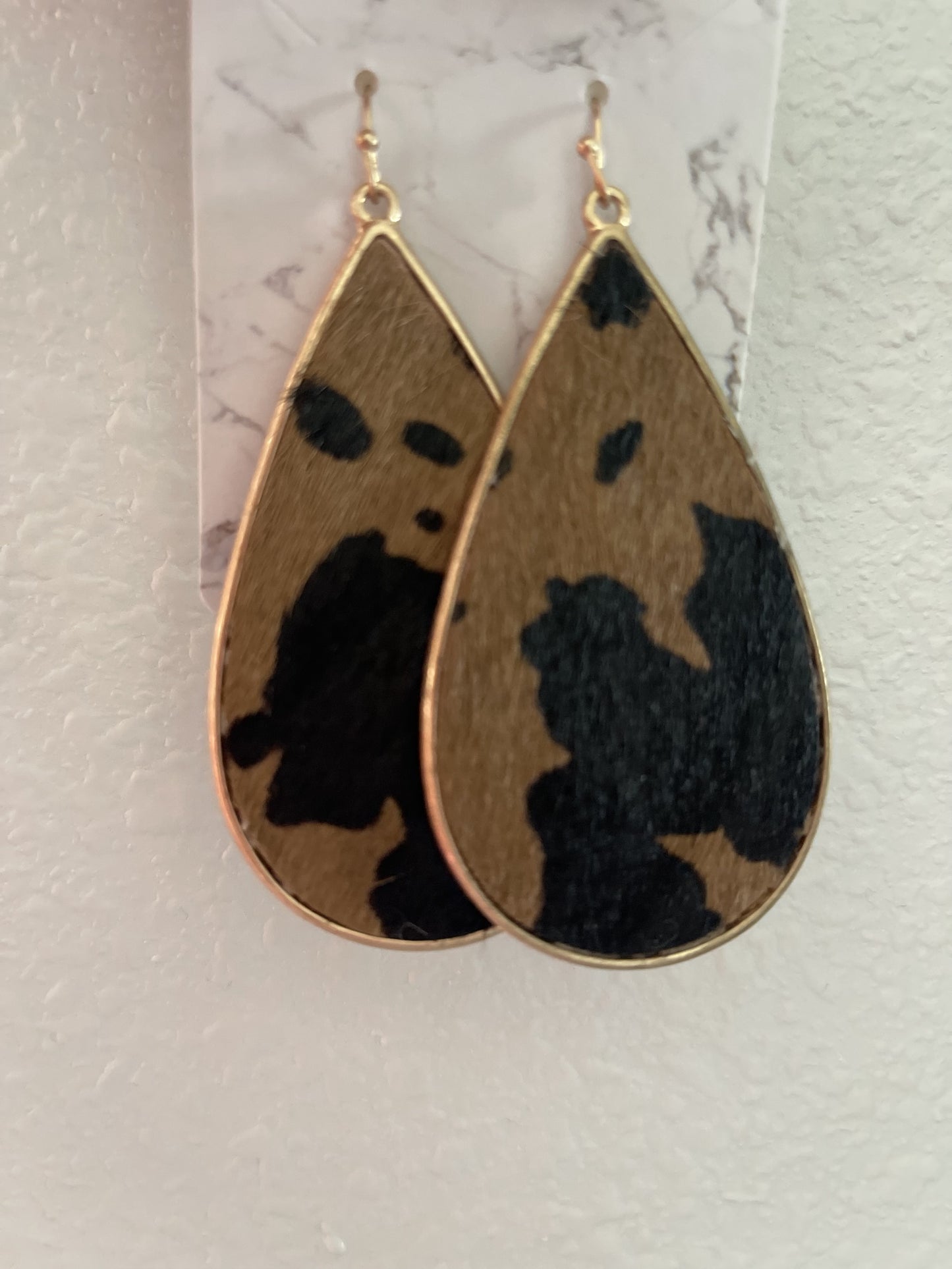 Earrings Facete Leopard