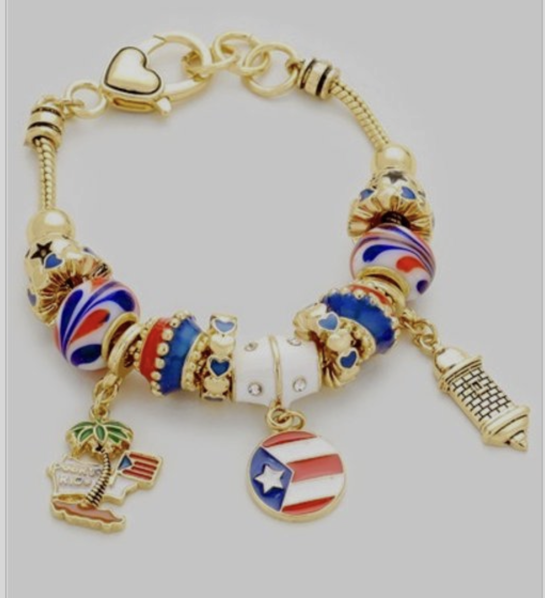 Puerto Rico Flag Bracelet